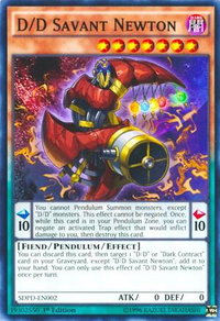 D/D Savant Newton - Structure Deck: Pendulum Domination (SDPD) #SDPD-EN002 - Common / Short Print YuGiOh Trading Card
