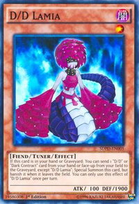 D/D Lamia - Structure Deck: Pendulum Domination (SDPD) #SDPD-EN005 - Super Rare YuGiOh Trading Card
