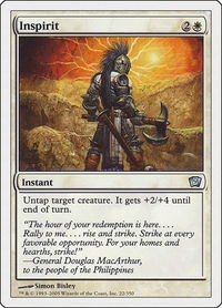 Inspirit - 9th Edition (9ED) #22 - Uncommon Magic: The Gathering Trading Card