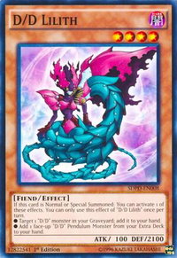 D/D Lilith - Structure Deck: Pendulum Domination (SDPD) #SDPD-EN008 - Common / Short Print YuGiOh Trading Card