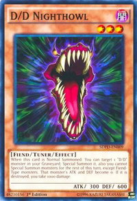 D/D Nighthowl - Structure Deck: Pendulum Domination (SDPD) #SDPD-EN009 - Common / Short Print YuGiOh Trading Card