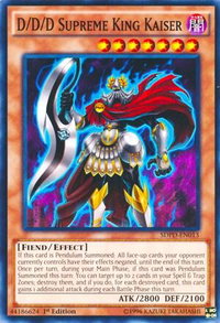 D/D/D Supreme King Kaiser - Structure Deck: Pendulum Domination (SDPD) #SDPD-EN013 - Common / Short Print YuGiOh Trading Card