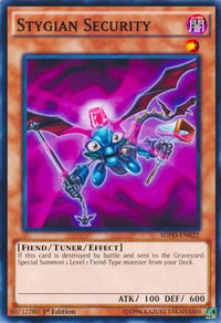 Stygian Security - Structure Deck: Pendulum Domination (SDPD) #SDPD-EN022 - Common / Short Print YuGiOh Trading Card