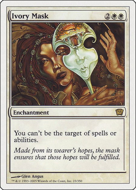 Ivory Mask - 9th Edition Magic: The Gathering trading card