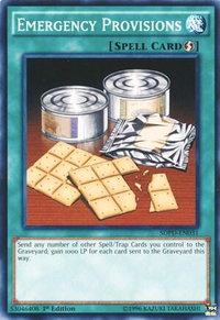 Emergency Provisions - Structure Deck: Pendulum Domination (SDPD) #SDPD-EN031 - Common / Short Print YuGiOh Trading Card