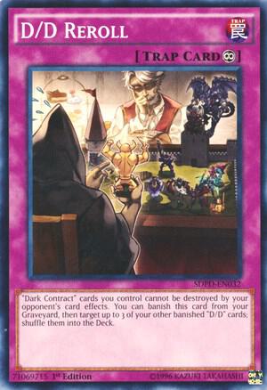 D/D Reroll trading card from Structure Deck: Pendulum Domination D/D Reroll - Structure Deck: Pendulum Domination YuGiOh trading card