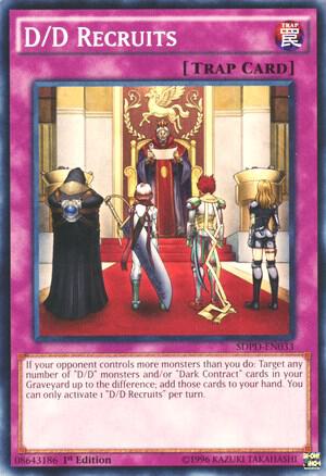 D/D Recruits trading card from Structure Deck: Pendulum Domination D/D Recruits - Structure Deck: Pendulum Domination YuGiOh trading card