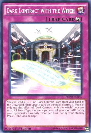 Dark Contract with the Witch trading card from Structure Deck: Pendulum Domination Dark Contract with the Witch - Structure Deck: Pendulum Domination YuGiOh trading card