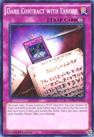 Dark Contract with Errors trading card from Structure Deck: Pendulum Domination Dark Contract with Errors - Structure Deck: Pendulum Domination YuGiOh trading card