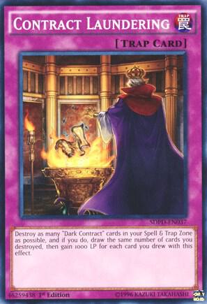 Contract Laundering - Structure Deck: Pendulum Domination YuGiOh trading card