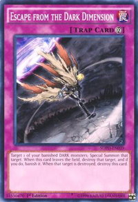 Escape from the Dark Dimension - Structure Deck: Pendulum Domination (SDPD) #SDPD-EN039 - Common / Short Print YuGiOh Trading Card