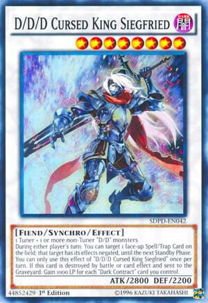 D/D/D Cursed King Siegfried trading card from Structure Deck: Pendulum Domination D/D/D Cursed King Siegfried - Structure Deck: Pendulum Domination YuGiOh trading card