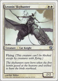 Leonin Skyhunter - 9th Edition (9ED) #25 - Uncommon Magic: The Gathering Trading Card