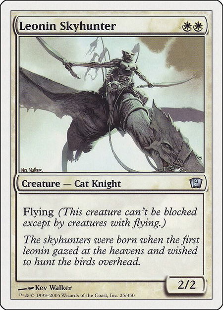 Leonin Skyhunter - 9th Edition Magic: The Gathering trading card
