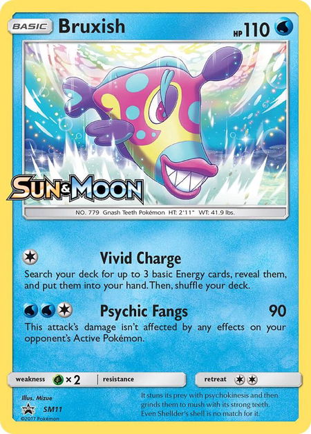 Bruxish - SM11 (Prerelease) - SM Promos Pokémon trading card