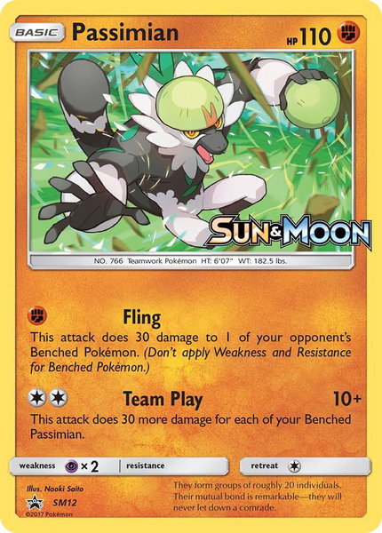 Passimian - SM12 (Prerelease) - SM Promos Pokémon trading card