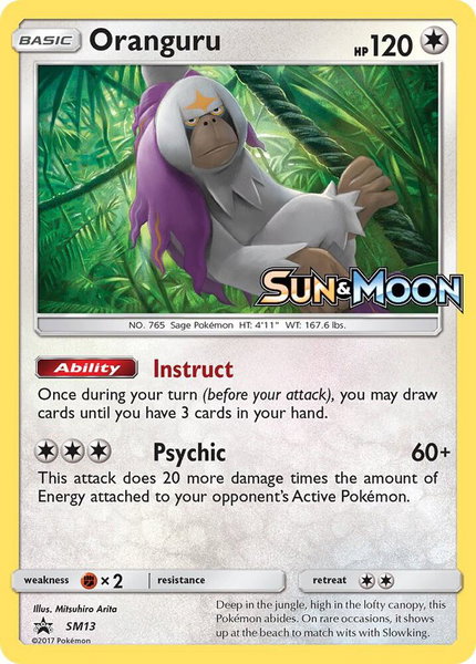 Oranguru - SM13 (Prerelease) - SM Promos Pokémon trading card
