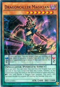 Dragoncaller Magician - Raging Tempest (RATE) #RATE-EN001 - Super Rare YuGiOh Trading Card