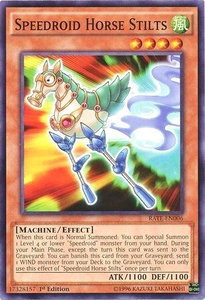 Speedroid Horse Stilts - Raging Tempest (RATE) #RATE-EN006 - Common / Short Print YuGiOh Trading Card