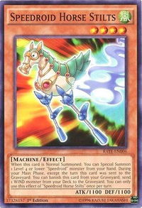 Speedroid Horse Stilts - Raging Tempest (RATE) #RATE-EN006 - Common / Short Print YuGiOh Trading Card