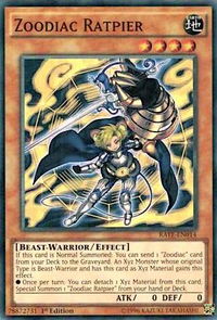 Zoodiac Ratpier - Raging Tempest (RATE) #RATE-EN014 - Super Rare YuGiOh Trading Card