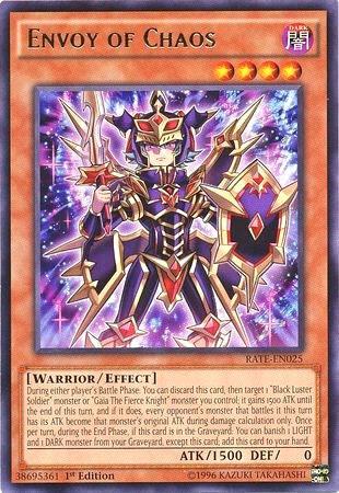 Envoy of Chaos trading card from Raging Tempest Envoy of Chaos - Raging Tempest YuGiOh trading card