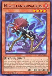 Miscellaneousaurus - Raging Tempest (RATE) #RATE-EN028 - Common / Short Print YuGiOh Trading Card