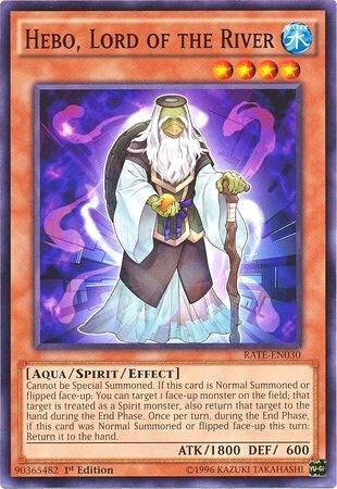 Hebo, Lord of the River trading card from Raging Tempest Hebo, Lord of the River - Raging Tempest YuGiOh trading card
