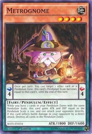 Metrognome trading card from Raging Tempest Metrognome - Raging Tempest YuGiOh trading card