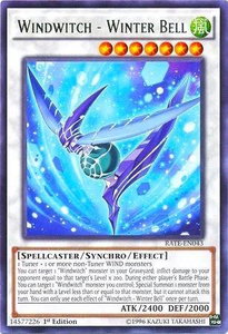 Windwitch - Winter Bell - Raging Tempest (RATE) #RATE-EN043 - Rare YuGiOh Trading Card