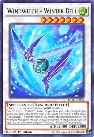 Windwitch - Winter Bell trading card from Raging Tempest Windwitch - Winter Bell - Raging Tempest YuGiOh trading card