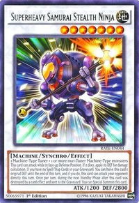 Superheavy Samurai Stealth Ninja - Raging Tempest (RATE) #RATE-EN044 - Rare YuGiOh Trading Card