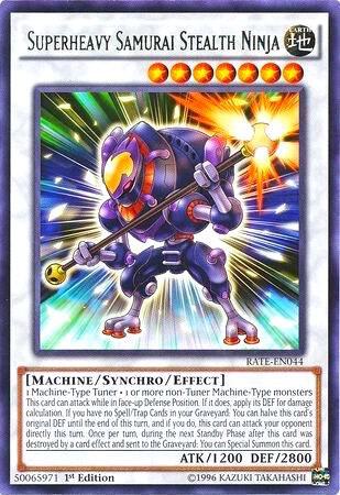 Superheavy Samurai Stealth Ninja - Raging Tempest YuGiOh trading card