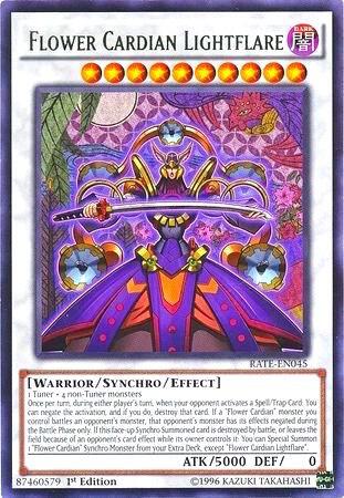 Flower Cardian Lightflare - Raging Tempest YuGiOh trading card