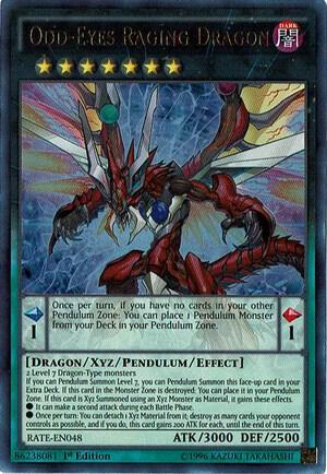 Odd-Eyes Raging Dragon - Raging Tempest YuGiOh trading card