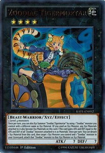 Zoodiac Tigermortar - Raging Tempest (RATE) #RATE-EN052 - Ultra Rare YuGiOh Trading Card