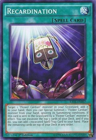 Recardination trading card from Raging Tempest Recardination - Raging Tempest YuGiOh trading card