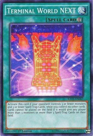 Terminal World NEXT trading card from Raging Tempest Terminal World NEXT - Raging Tempest YuGiOh trading card
