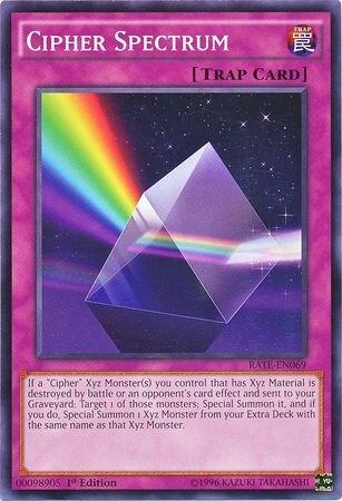 Cipher Spectrum - Raging Tempest YuGiOh trading card