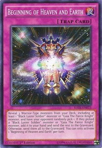 Beginning of Heaven and Earth - Raging Tempest (RATE) #RATE-EN073 - Common / Short Print YuGiOh Trading Card