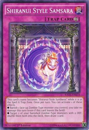 Shiranui Style Samsara - Raging Tempest YuGiOh trading card