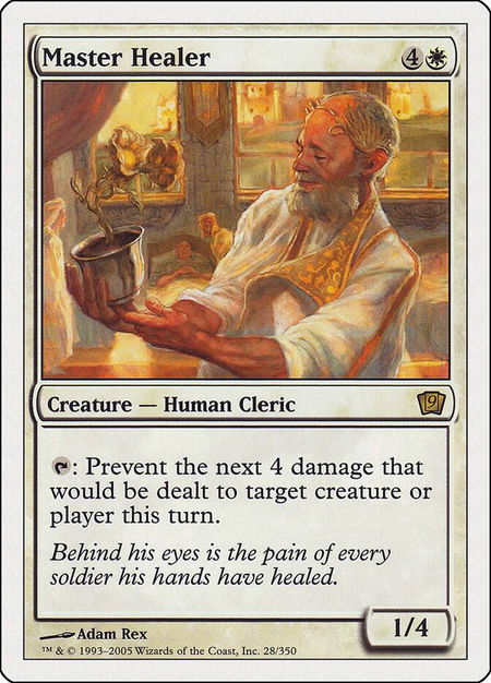 Master Healer - 9th Edition Magic: The Gathering trading card