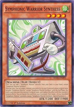 Symphonic Warrior Synthess - Raging Tempest YuGiOh trading card