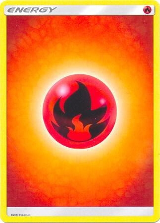 Fire Energy (2017 Unnumbered) - SM Base Set Pokémon trading card