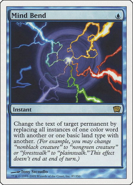 Mind Bend - 9th Edition Magic: The Gathering trading card