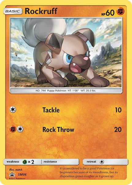 Rockruff - SM06 - SM Promos Pokémon trading card