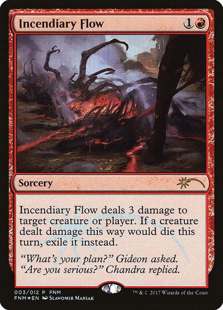 Incendiary Flow - FNM Promos Magic: The Gathering trading card