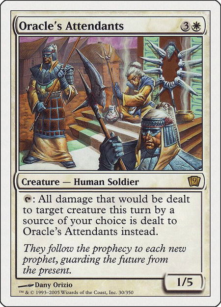 Oracle's Attendants - 9th Edition Magic: The Gathering trading card