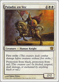 Paladin en-Vec - 9th Edition (9ED) #32 - Rare Magic: The Gathering Trading Card