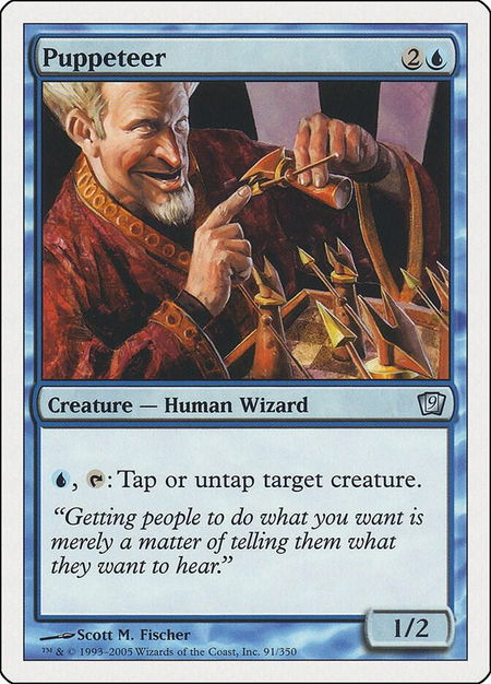 Puppeteer - 9th Edition Magic: The Gathering trading card